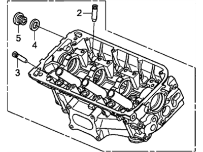 Honda 12100-R70-305 Cylinder Head Assembly, Front