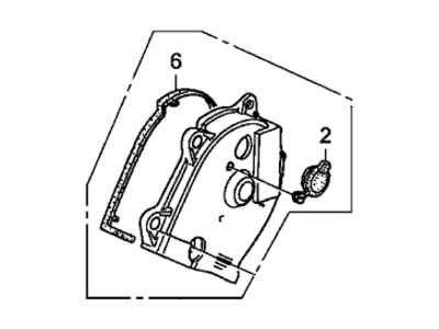 Honda 11820-RCA-A00 Cover Assembly, Front Timing Belt (Upper)