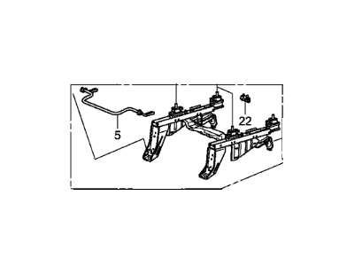 Honda 81166-TK8-A01 Seat Weight Sensor