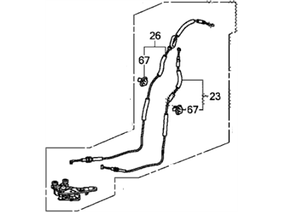 Honda 72576-TK8-A01 Roller Assy., L. Slide Door (Lower)