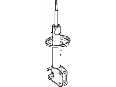 Honda 51606-TK8-A03 Shock Absorber Unit, Left Front