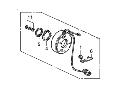 Honda 38924-RGL-A03 Set Stator