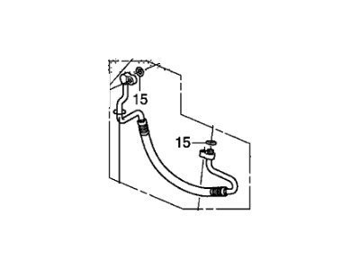 Honda 80315-TK8-A01 Hose, Discharge