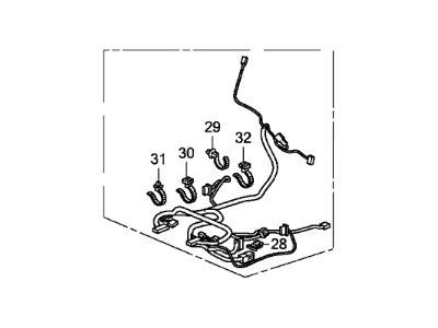 Honda 81606-TK8-A41 Cord, L. Power Seat (8Way)