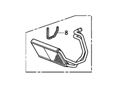 Honda Odyssey Heater Core - 79115-TK4-A41