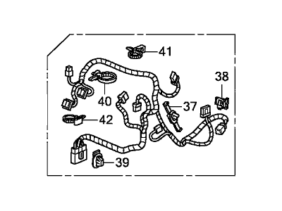 Honda 32157-TK8-A00 Sub-Harness, Air Conditioner