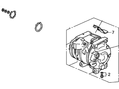 Honda 38810-RGL-A02 Compressor