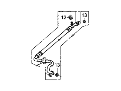 Honda 80311-TK8-A01 Hose, Suction