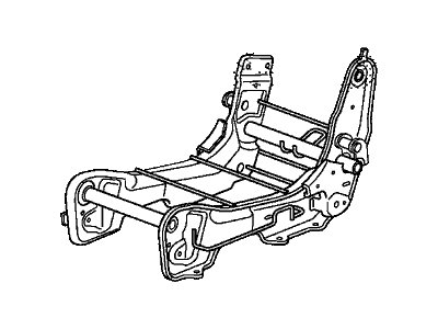 Honda 81936-TK8-A21 Frame, Center Seat Cushion