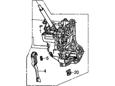 Honda 54200-TK8-A83 Bracket Set,Base