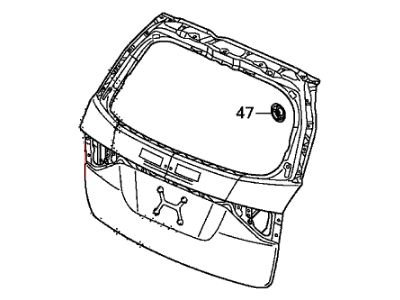 Honda 68100-TK8-406ZZ