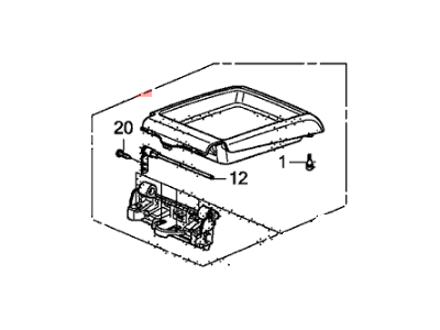 Honda 83403-TK8-A03ZB Lid Assy *NH767L*