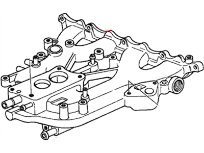 1989 Honda Accord Intake Manifold - 17100-PH4-661