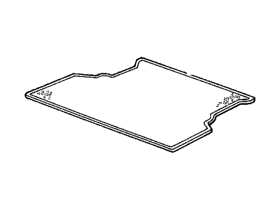 84630-SE3-A00ZA Honda Floor Mat, Trunk *NH74L* (GRAY TEN) Illustration 1 of 1