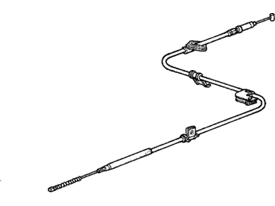 Honda 47510-SE5-A01 Wire A, Passenger Side Parking Brake (Acco)