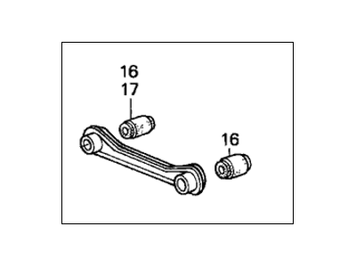 Honda 52350-SE0-A01 Arm A, Rear (Lower)