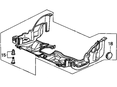 Honda 74111-SE0-A00 Shield Assy., FR. Splash