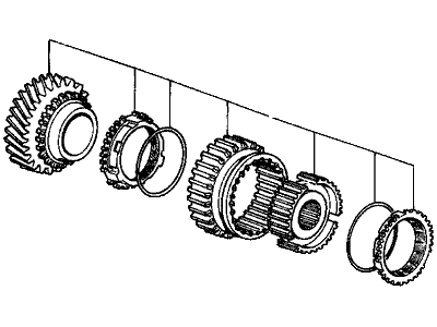 Honda 23432-PC8-J20 Gear Set, Countershaft Second