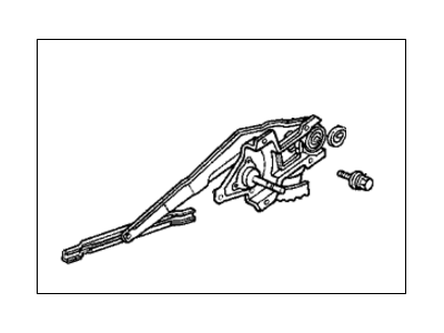 1989 Honda Accord Window Regulator - 72750-SE3-003