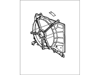 1987 Honda Accord Fan Shroud - 19015-PH4-664