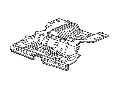 Honda 04655-SE0-A00ZZ Panel Set, RR. Floor