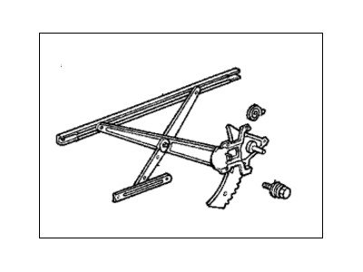 1987 Honda Accord Window Regulator - 72250-SE3-003