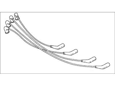 1989 Honda Accord Spark Plug Wire - 32722-PJ0-405