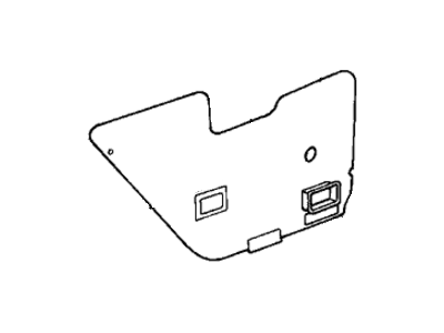1986 Honda Accord Door Seal - 72826-SE3-A00