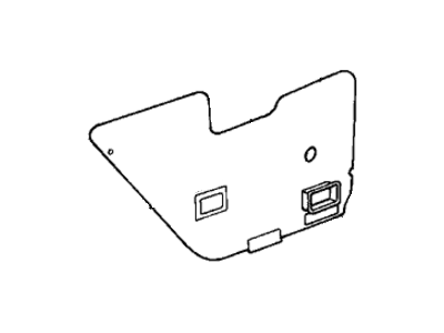 Honda 72826-SE3-A10 Seal, R. RR. Door Hole (Power)