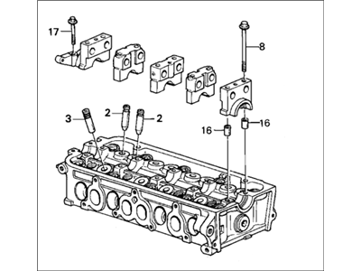 Honda Prelude Cylinder Head - 12100-PJ0-010