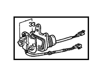 1989 Honda Accord Door Lock - 72156-SE3-902