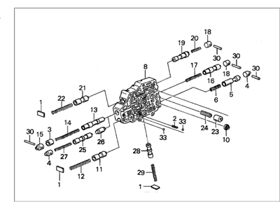 1986 Honda Accord Valve Body - 27700-PF4-040