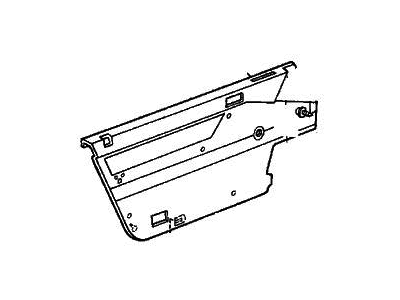 1988 Honda Accord Door Trim Panel - 83552-SE5-A10ZA