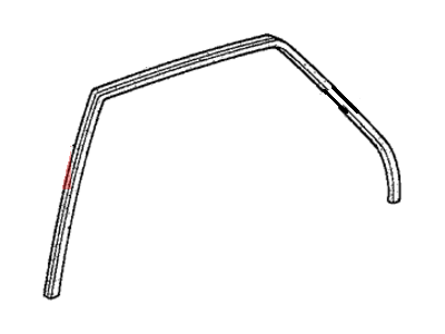 1987 Honda Accord Door Seal - 72855-SE3-003ZF
