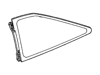 Honda 73550-SE4-306 Glass, L. Quarter