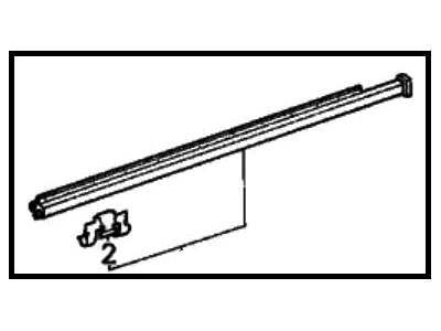 1987 Honda Accord Door Moldings - 72410-SE3-A01