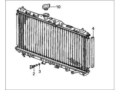 Honda 19010-PH1-621 Radiator (Denso)