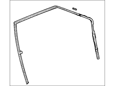 Honda 72275-SE0-A01 Channel, Left Front Door Run