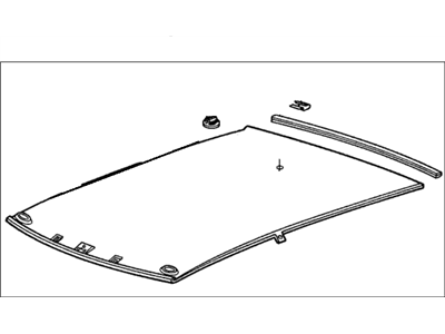 Honda 83200-SE3-A51ZA Lining Assy., Roof *NH91L* (LOFTY GRAY)