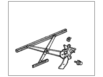 1987 Honda Accord Window Regulator - 72250-SE0-003