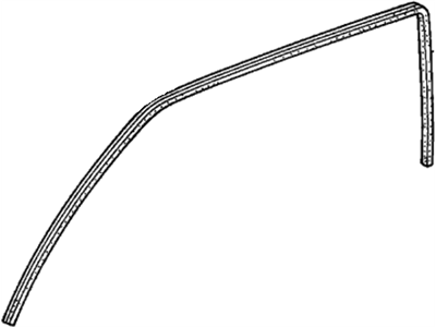 1987 Honda Accord Door Seal - 72355-SE0-003ZE