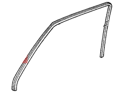 1987 Honda Accord Door Seal - 72315-SE3-003ZF