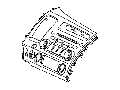 Honda 39170-SNA-A02ZA Panel Assy. *NH608L* (Usa Band)(XM) (Alpine) (UH GUN METALLIC)