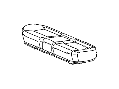 Honda 82131-SNF-A02ZC Cover, Rear Seat Cushion Trim (Sienna Beige)