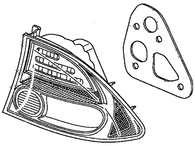 Honda 33501-SNA-A02 Lamp Unit, R.