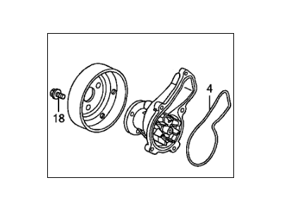 Honda 06194-RNA-305 Kit, Water Pump