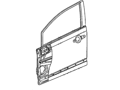 2007 Honda Civic Door Panel - 67050-SNA-A90ZZ