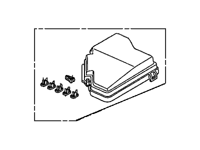 Honda 38256-SNA-A02 Cover, Relay Box (Upper)