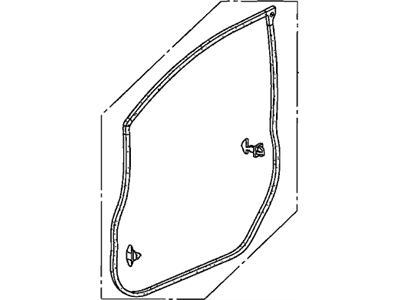 Honda 72350-SNE-A01 Weatherstrip, L. FR. Door