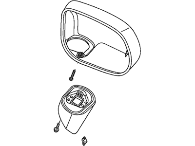 Honda 76255-SNA-A01ZH Housing Set, L. *YR528M* (SHORELINE MIST METALLIC)